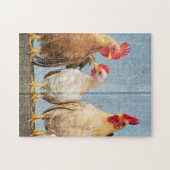 Hühner und Freunde Puzzle (Horizontal)