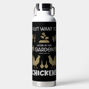 Hühner und Gartenbetriebe Trinkflasche