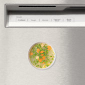 Hühner und Gemüsebrot Magnet (In Situ (Geschirrspüler))