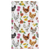 Hühner und Gerber Daisies Kleine Geschenktüte (Rückseite)