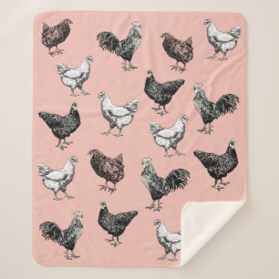 Hühner und Hähne! Sherpadecke
