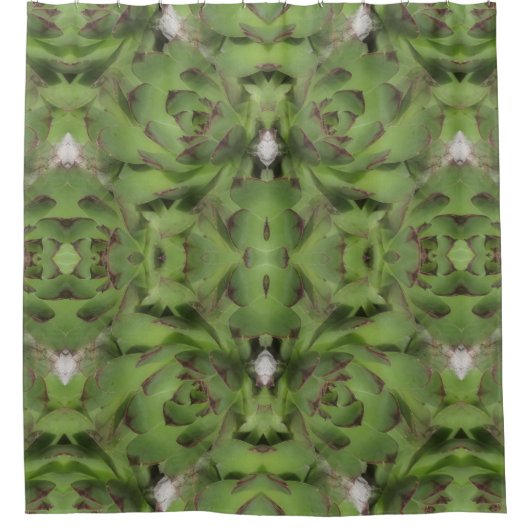 Hühner und Hühner Abstrakt Duschvorhang (Vorderseite)