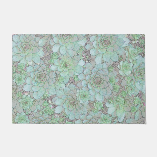 Hühner und Hühner Fußmatte (Vorderseite)