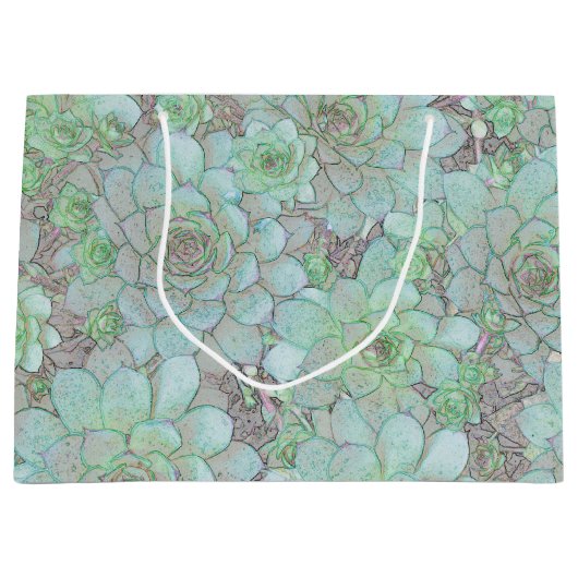 Hühner und Hühner Große Geschenktüte (Vorderseite)