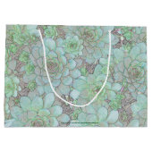 Hühner und Hühner Große Geschenktüte (Rückseite)