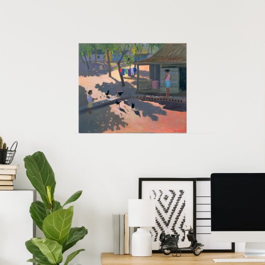 Hühner und Hühner Kuba 1997 Poster (Heimbüro)