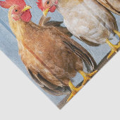 Hühner und Hühner Seidenpapier (Ausschnitt)