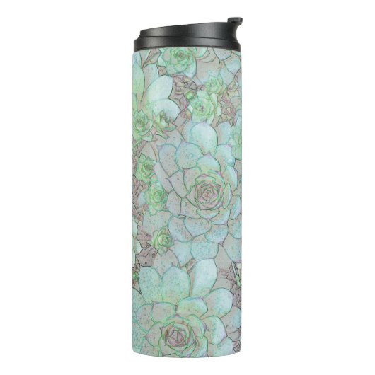 Hühner und Hühner Thermosbecher (Nach links gedreht)