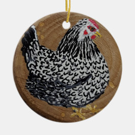 Hühner und Hühnerdekoration Keramik Ornament