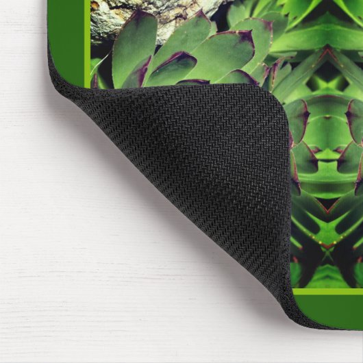 Hühner- und Hühnergarten Abstrakt Nah Mousepad (Ecke)