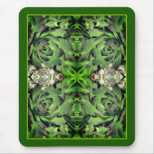 Hühner- und Hühnergarten Abstrakt Nah Mousepad (Vorne)