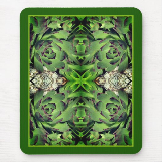 Hühner- und Hühnergarten Abstrakt Nah Mousepad (Vorne)