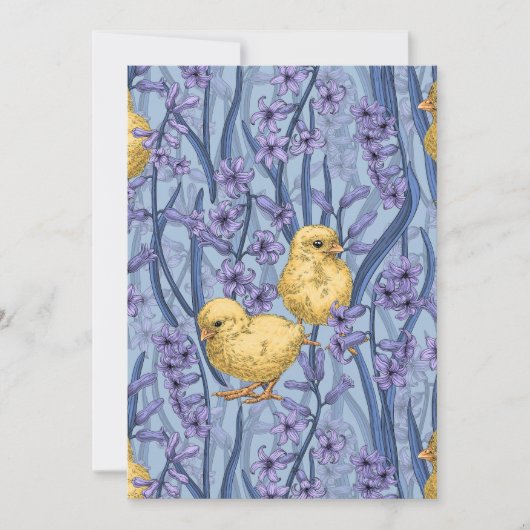 Hühner und Hyazinthen am Himmel (Vorderseite)