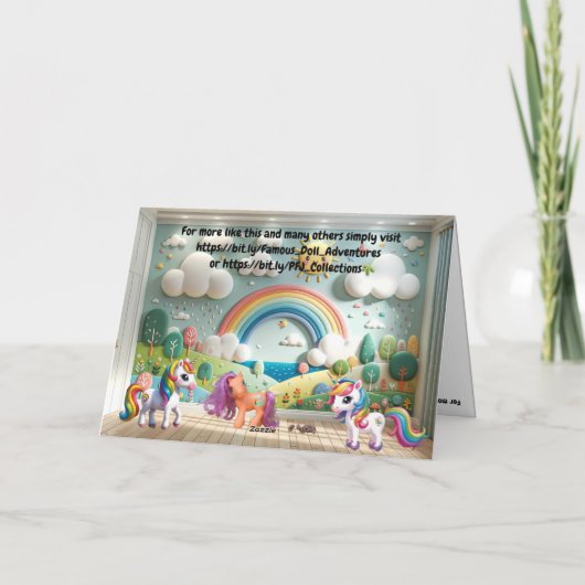 Hühner und Ostereier Karte (Rückseite)