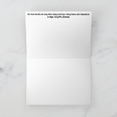 Hühner und Ostereier Karte (Innenseite)