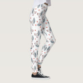 Hühner und Polka-Punkte ganz über Druck-Leggings Leggings (Rechts)