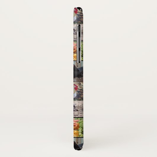 Hühner- und Rasterkollektion, Case-Mate iPhone Hülle (Hinten/Links)