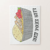 Hühner- und Reisplatterplatte NYC Halal Cart Food Puzzle (Vertikal)