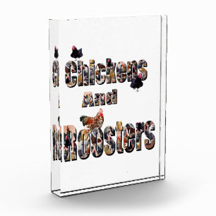 Hühner und Rinder, Fotoblock