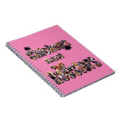 Hühner und Roster, Notebook Notizblock (Rechte Seite)