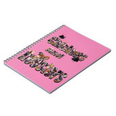 Hühner und Roster, Notebook Notizblock (Linke Seite)