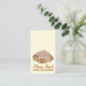 Hühner und Waffeln PA Niederländisch-AMISCH-Restau Visitenkarte (Stehend Vorderseite)