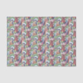 Hühner und Wein Seidenpapier (Vorderseite)