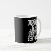 Hühner-Vater haben die besten Speckhühner Liebe Kaffeetasse (VorderseiteRechts)