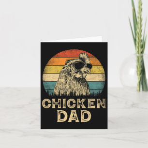 Hühner Vater Hühnerliebhaber Papa Vatertag Karte