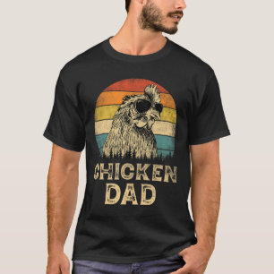 Hühner Vater Hühnerliebhaber Papa Vatertag T-Shirt