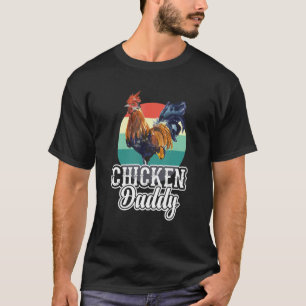 Hühner-Vater Vintage-Geflügelfarmer Hahn Herren T-Shirt