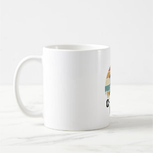 Hühner-Vater Vintage-Sonnenuntergang Lustiger Hühn Kaffeetasse