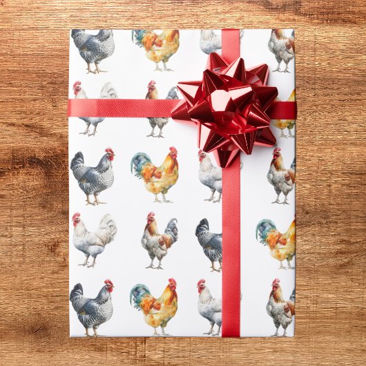 Hühner-Verpackungspapier Geschenkpapier