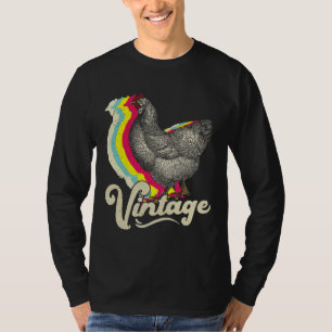 Hühner Vintag Retro S S S O T-Shirt