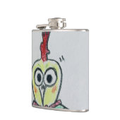 Hühner-Vinyl-umhüllte Flasche Flachmann (Links)