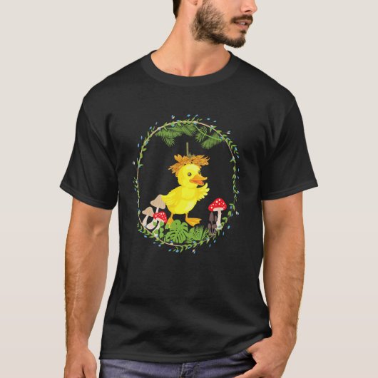 Hühner-Waldcore-Häuschen T-Shirt (Vorderseite)