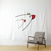 Hühner Wandteppich (Beispiel (Horizontal))