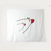 Hühner Wandteppich (Vorderseite (Horizontal))