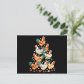 Hühner-Weihnachtsbaumlichter Weihnachten Feriensai (Stehend Vorderseite)