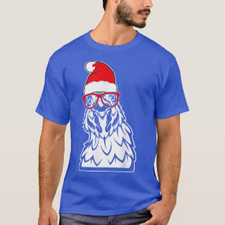 Hühner-Weihnachtsmannmütze Weihnachtsbaum Tier XMa T-Shirt