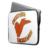 Hühner-Wing-Neoprene-Laptop-Sieb Laptopschutzhülle (Vorderseite Links)
