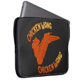 Hühner-Wing-Neoprene-Laptop-Sieb Laptopschutzhülle (Vorne Rechts)