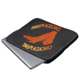 Hühner-Wing-Neoprene-Laptop-Sieb Laptopschutzhülle (Vorne Knopf)