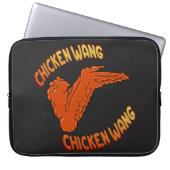 Hühner-Wing-Neoprene-Laptop-Sieb Laptopschutzhülle (Vorderseite)
