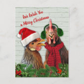 Hühner wünschen dir frohe Weihnachten (Vorderseite)