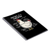 Hühneranatomie eines Hühnerlandwirts - Frauen II Notizblock (Rechte Seite)