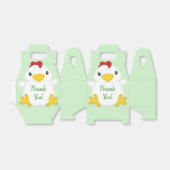 HühnerBaby-Dusche Grün Geschenkschachtel (Ungefaltet)