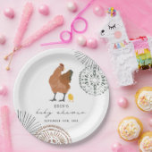 HühnerBaby-Dusche Pappteller (Party)