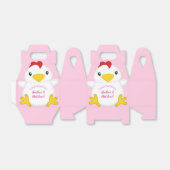 HühnerBaby-Dusche Rosa Farm Geschenkschachtel (Ungefaltet)