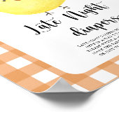 Hühnerbaby-Dusche - Späte Nacht Windeln Spiel Poster (Ecke)